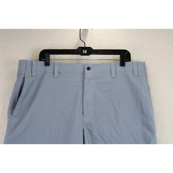 Callaway Mens Golf Shorts Blue Micro Dot Print Flat Front Performance Stretch 40 - Picture 5 of 15